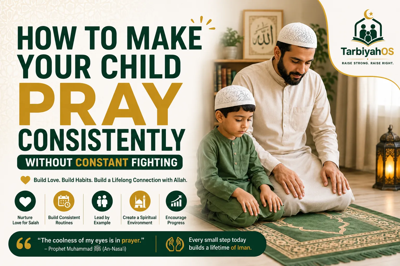 How to Make Your Child Pray Consistently Without Fighting